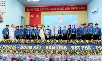 BCH Đoàn xã Hòa Thuận khóa I, nhiệm kỳ 2025-2030 ra mắt Đại hội
